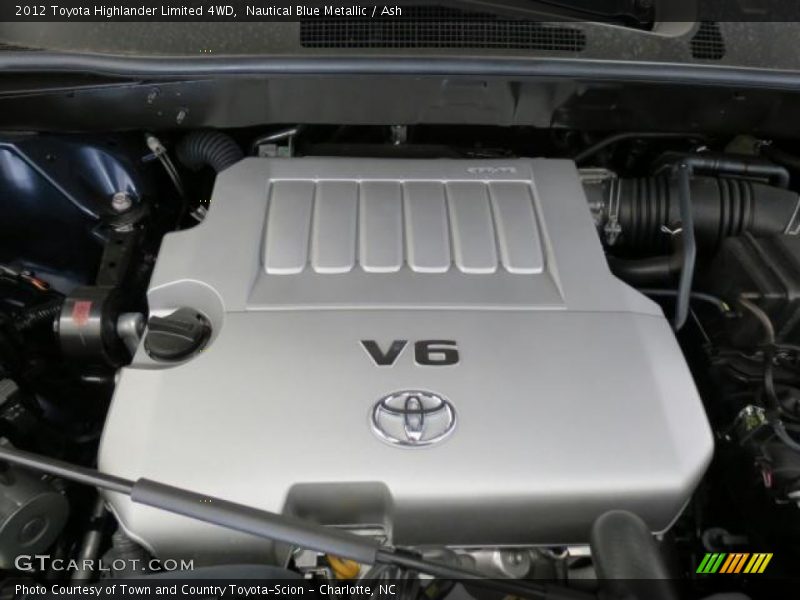 Nautical Blue Metallic / Ash 2012 Toyota Highlander Limited 4WD