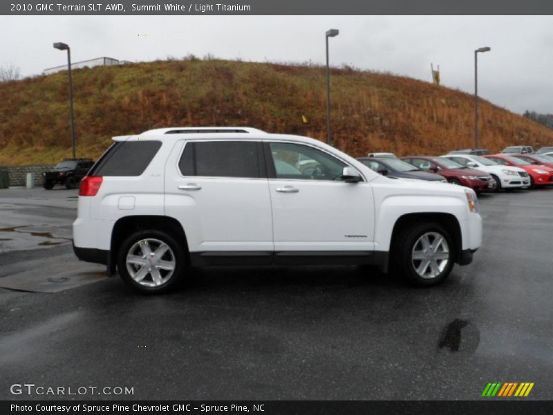 Summit White / Light Titanium 2010 GMC Terrain SLT AWD