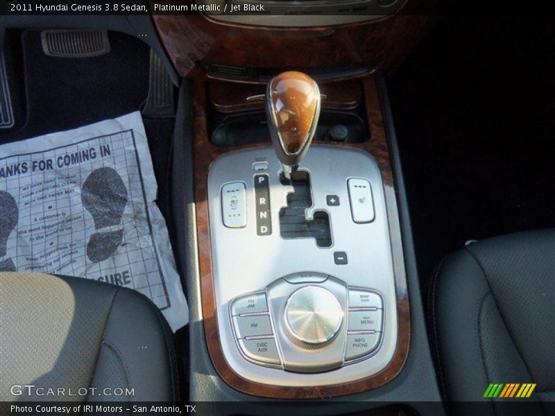 Platinum Metallic / Jet Black 2011 Hyundai Genesis 3.8 Sedan