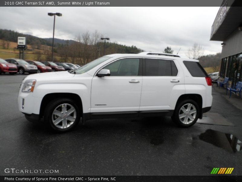 Summit White / Light Titanium 2010 GMC Terrain SLT AWD
