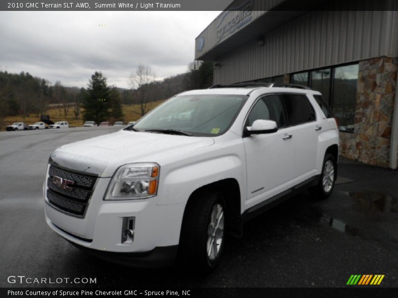 Summit White / Light Titanium 2010 GMC Terrain SLT AWD