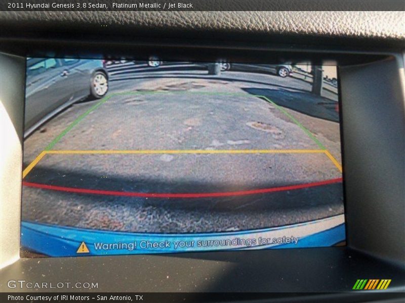 Platinum Metallic / Jet Black 2011 Hyundai Genesis 3.8 Sedan