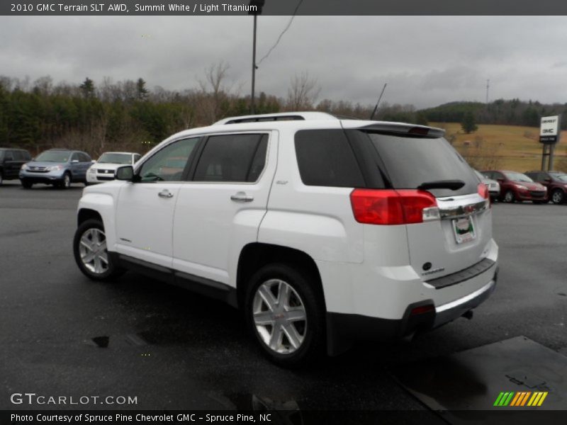 Summit White / Light Titanium 2010 GMC Terrain SLT AWD