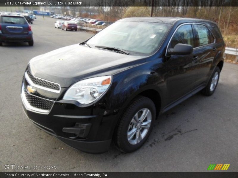 Black / Jet Black 2013 Chevrolet Equinox LS