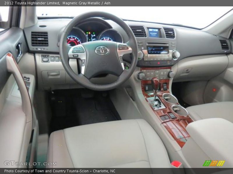 Magnetic Gray Metallic / Ash 2012 Toyota Highlander Limited