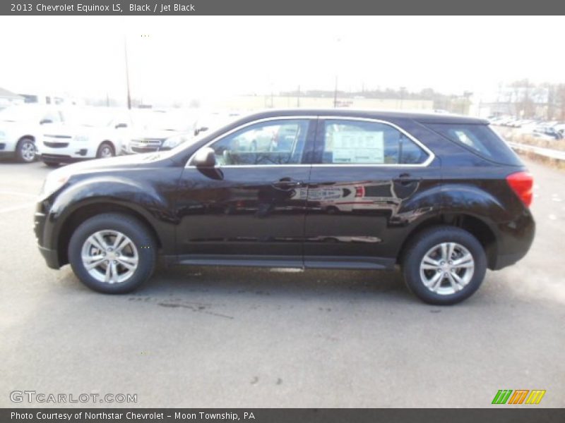 Black / Jet Black 2013 Chevrolet Equinox LS