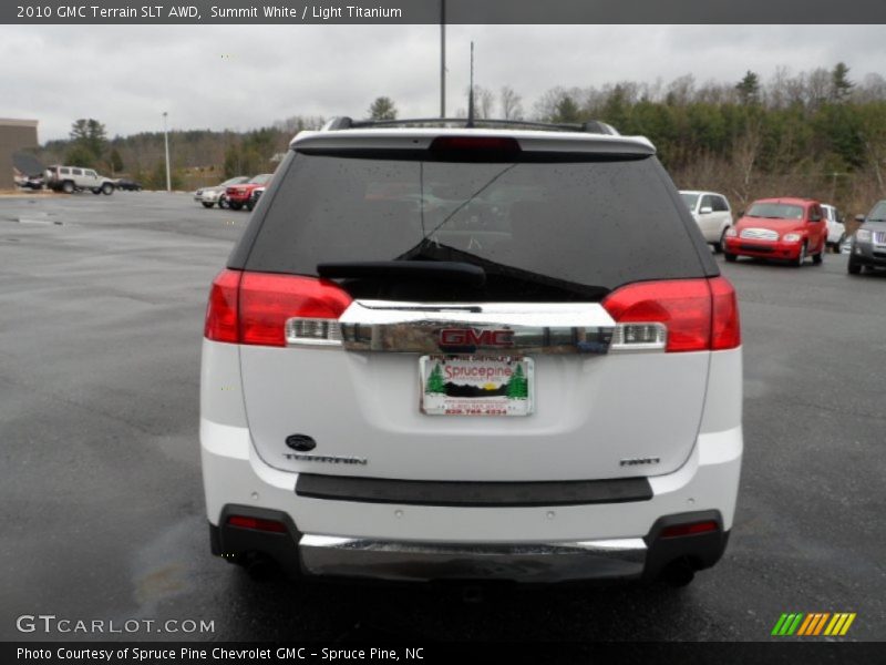 Summit White / Light Titanium 2010 GMC Terrain SLT AWD
