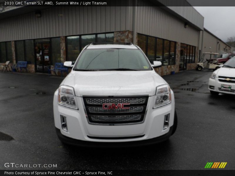 Summit White / Light Titanium 2010 GMC Terrain SLT AWD
