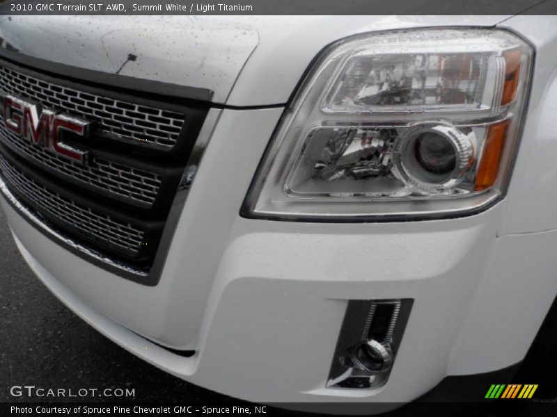 Summit White / Light Titanium 2010 GMC Terrain SLT AWD