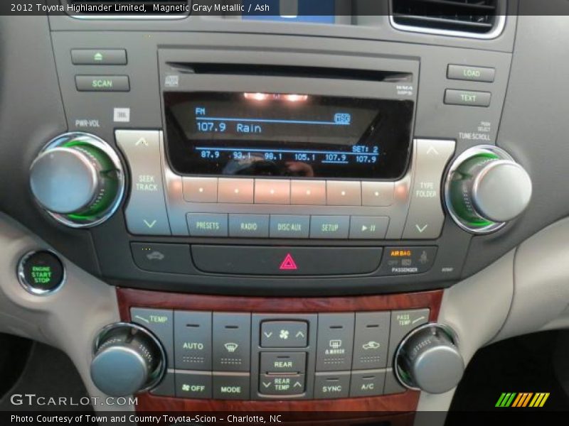 Magnetic Gray Metallic / Ash 2012 Toyota Highlander Limited