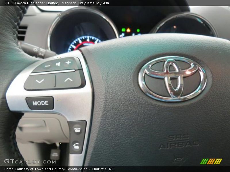 Magnetic Gray Metallic / Ash 2012 Toyota Highlander Limited