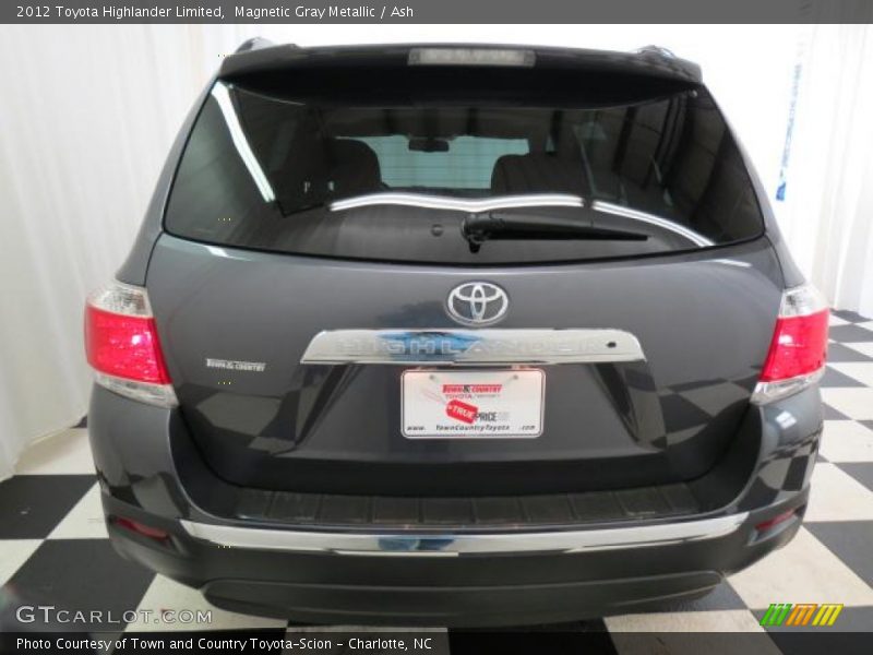Magnetic Gray Metallic / Ash 2012 Toyota Highlander Limited