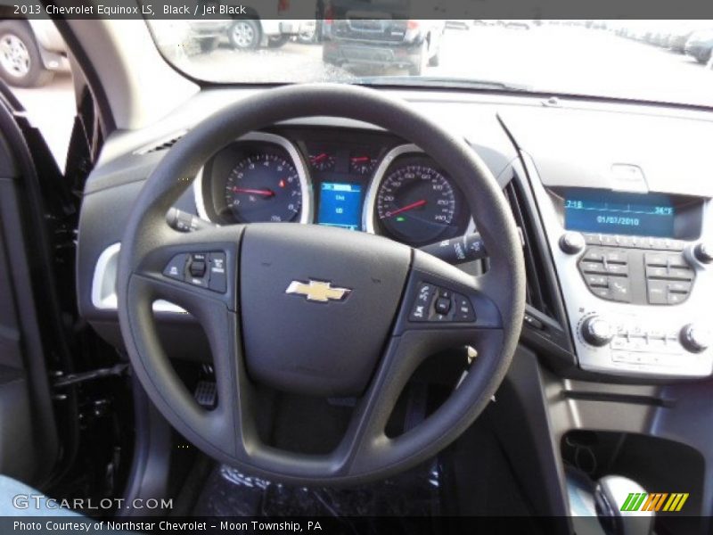 Black / Jet Black 2013 Chevrolet Equinox LS