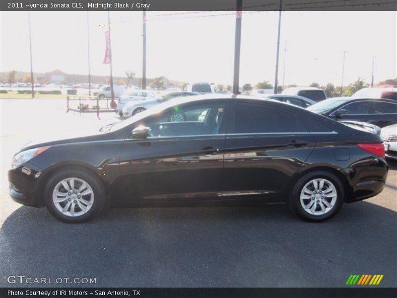 Midnight Black / Gray 2011 Hyundai Sonata GLS