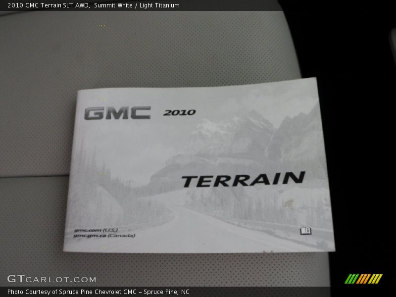 Summit White / Light Titanium 2010 GMC Terrain SLT AWD