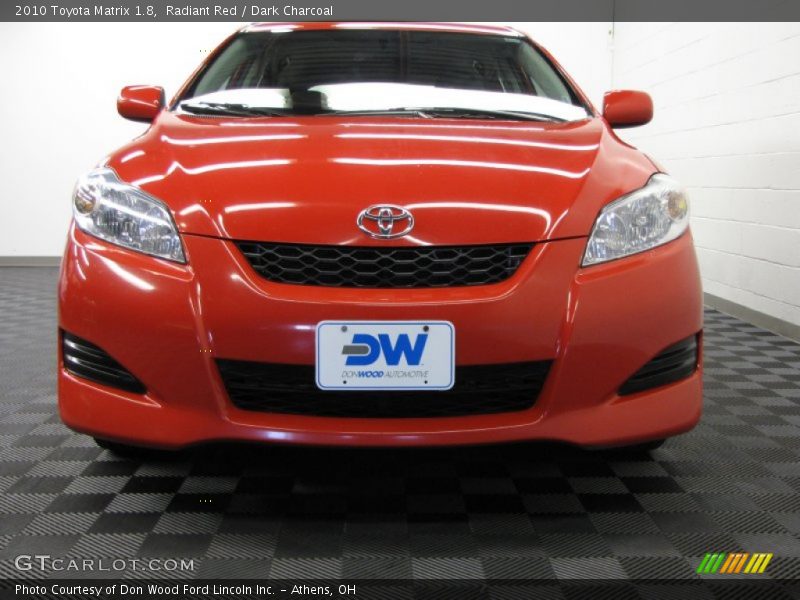Radiant Red / Dark Charcoal 2010 Toyota Matrix 1.8