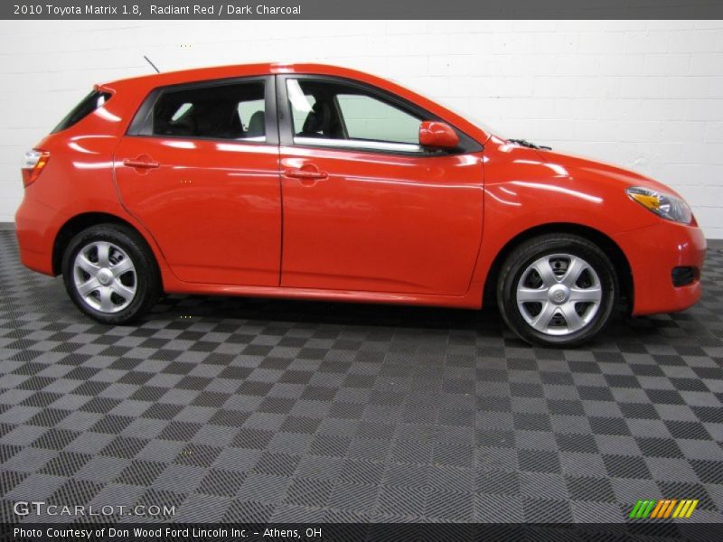 Radiant Red / Dark Charcoal 2010 Toyota Matrix 1.8