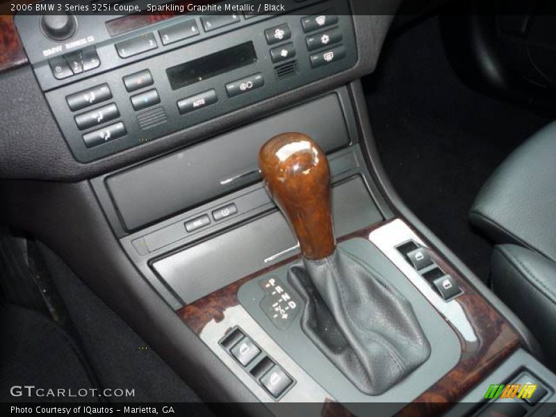 Sparkling Graphite Metallic / Black 2006 BMW 3 Series 325i Coupe