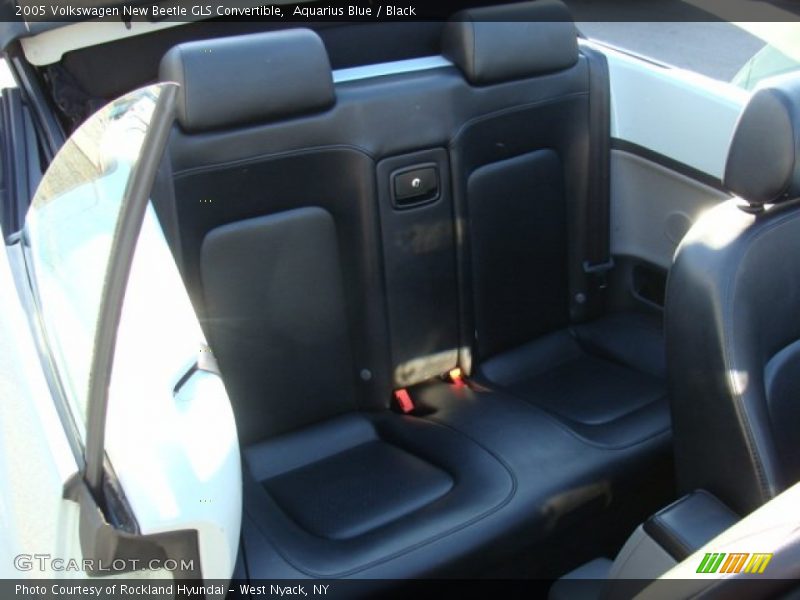 Aquarius Blue / Black 2005 Volkswagen New Beetle GLS Convertible