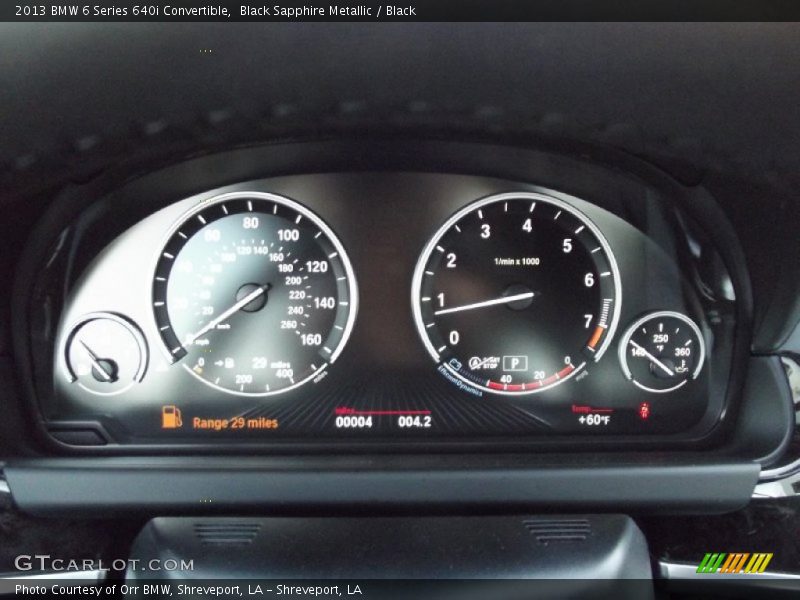  2013 6 Series 640i Convertible 640i Convertible Gauges