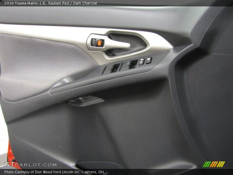 Radiant Red / Dark Charcoal 2010 Toyota Matrix 1.8