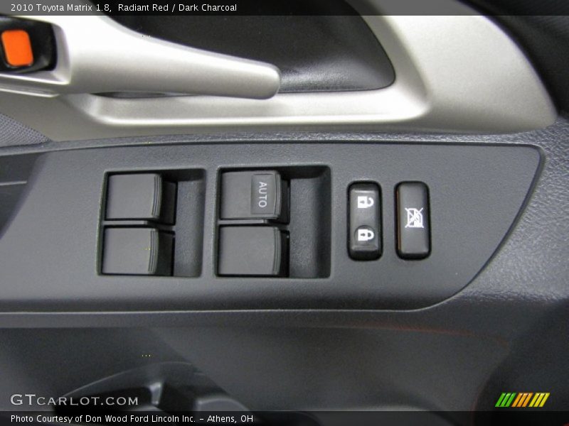 Radiant Red / Dark Charcoal 2010 Toyota Matrix 1.8