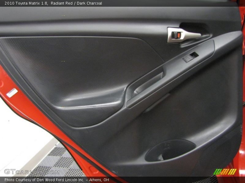 Radiant Red / Dark Charcoal 2010 Toyota Matrix 1.8