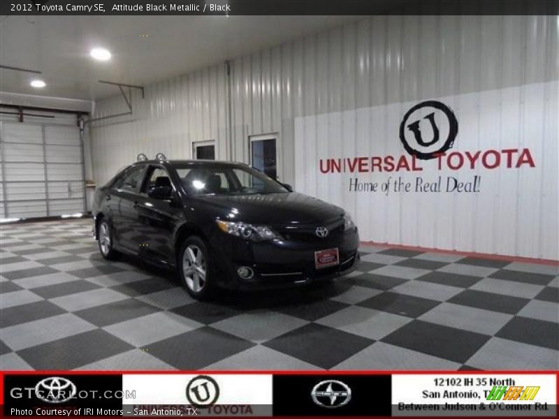Attitude Black Metallic / Black 2012 Toyota Camry SE