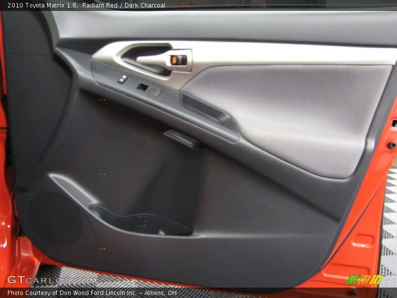 Radiant Red / Dark Charcoal 2010 Toyota Matrix 1.8