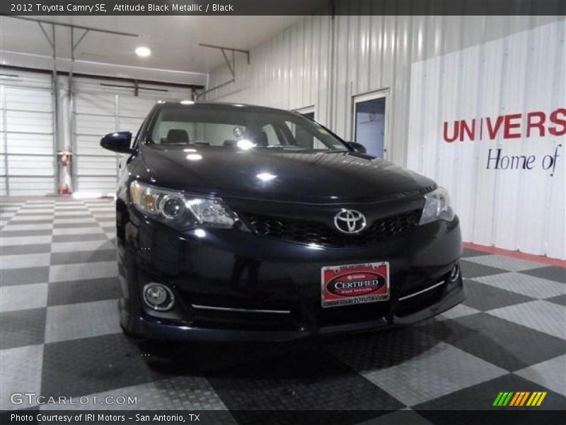 Attitude Black Metallic / Black 2012 Toyota Camry SE