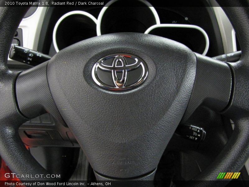 Radiant Red / Dark Charcoal 2010 Toyota Matrix 1.8