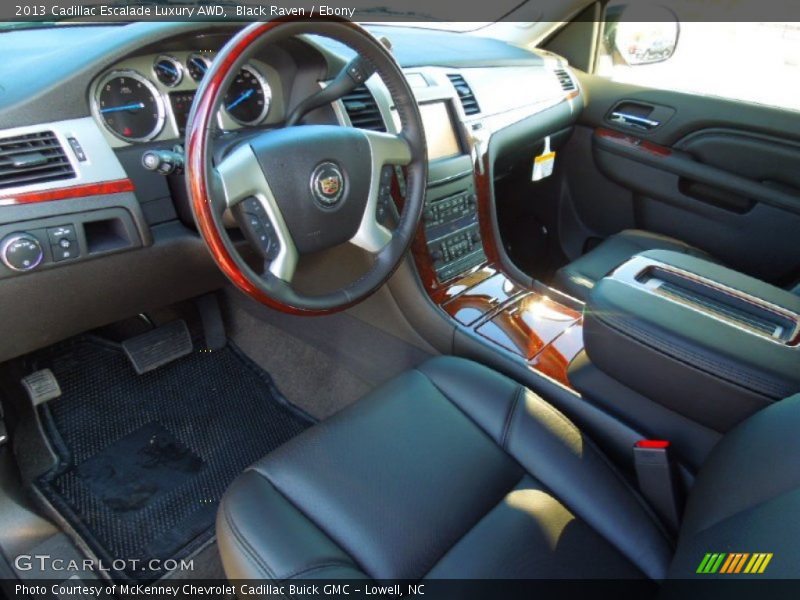 Ebony Interior - 2013 Escalade Luxury AWD 