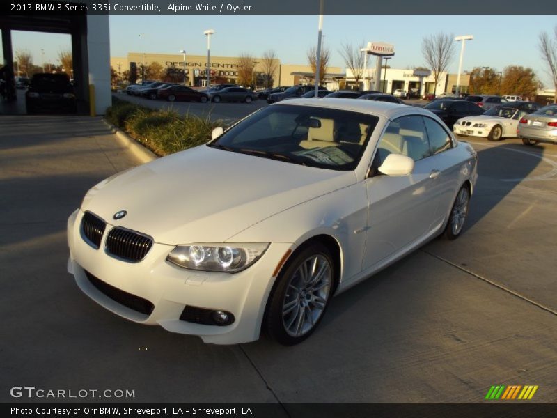 Alpine White / Oyster 2013 BMW 3 Series 335i Convertible