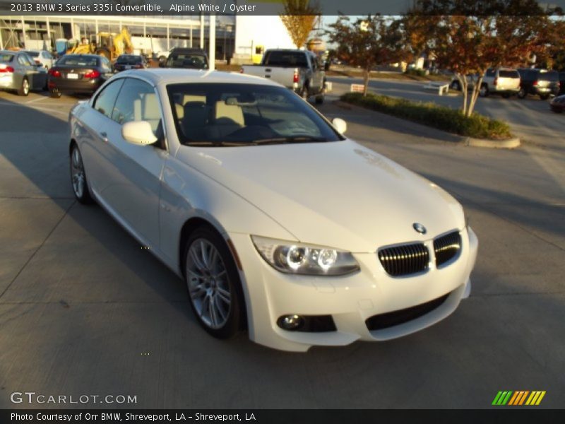 Alpine White / Oyster 2013 BMW 3 Series 335i Convertible