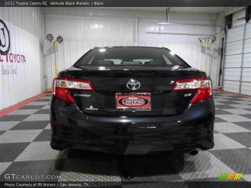 Attitude Black Metallic / Black 2012 Toyota Camry SE
