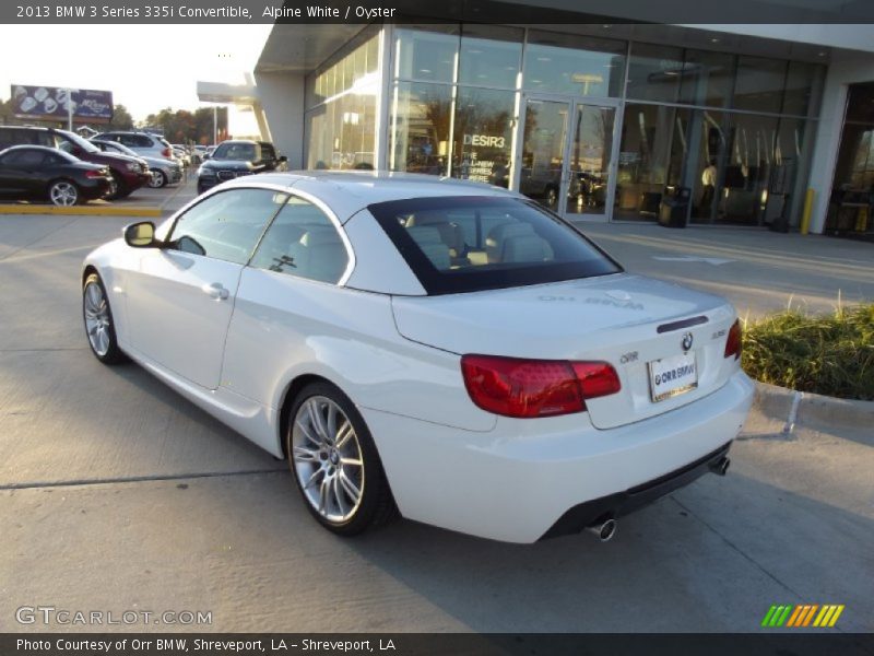 Alpine White / Oyster 2013 BMW 3 Series 335i Convertible