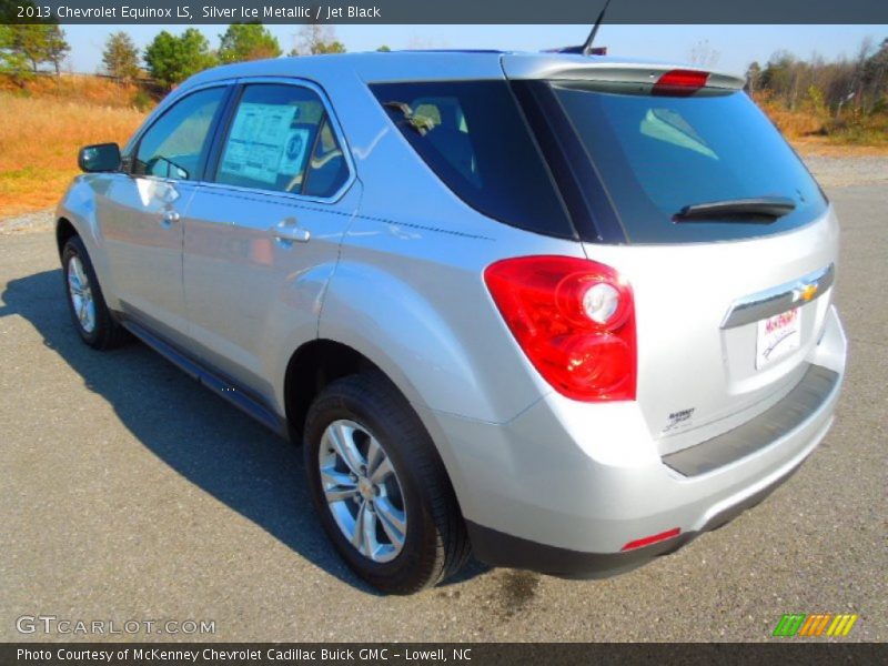 Silver Ice Metallic / Jet Black 2013 Chevrolet Equinox LS
