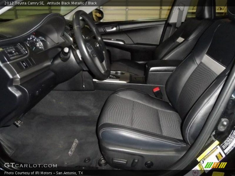 Attitude Black Metallic / Black 2012 Toyota Camry SE