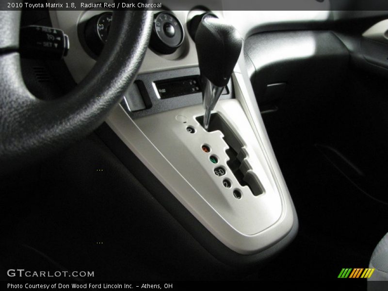 Radiant Red / Dark Charcoal 2010 Toyota Matrix 1.8