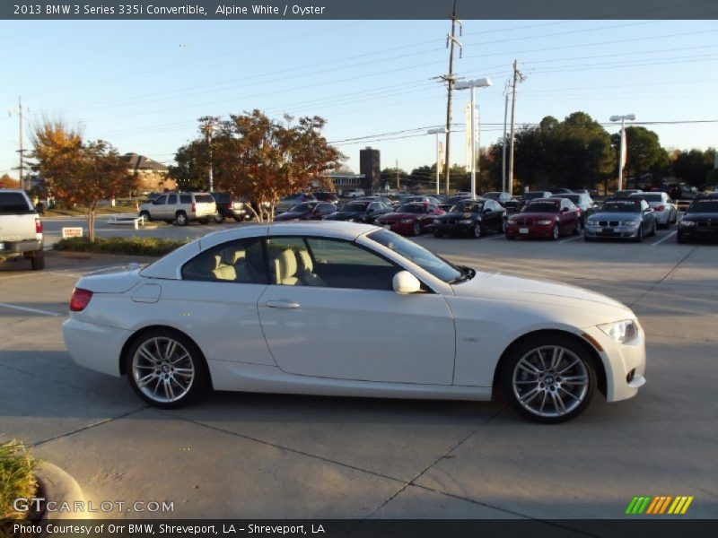 Alpine White / Oyster 2013 BMW 3 Series 335i Convertible