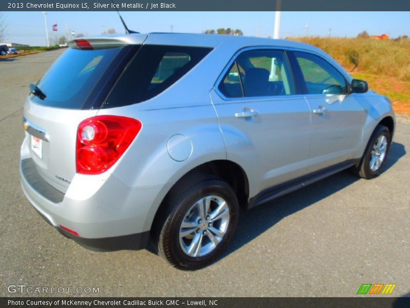 Silver Ice Metallic / Jet Black 2013 Chevrolet Equinox LS