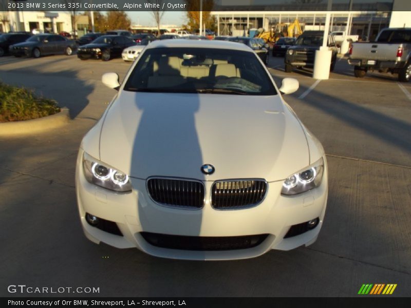 Alpine White / Oyster 2013 BMW 3 Series 335i Convertible