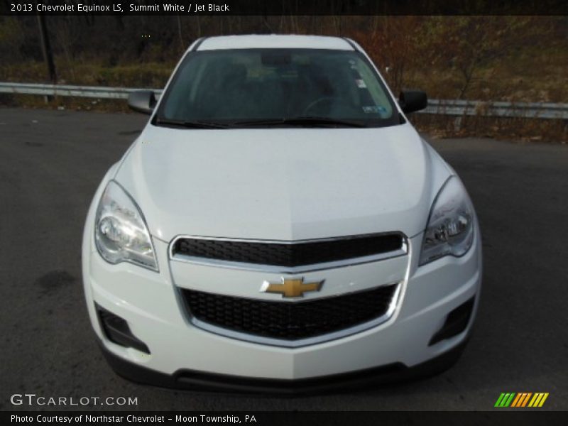 Summit White / Jet Black 2013 Chevrolet Equinox LS