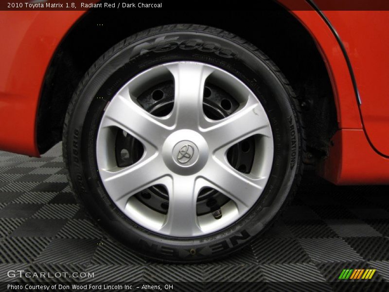 Radiant Red / Dark Charcoal 2010 Toyota Matrix 1.8