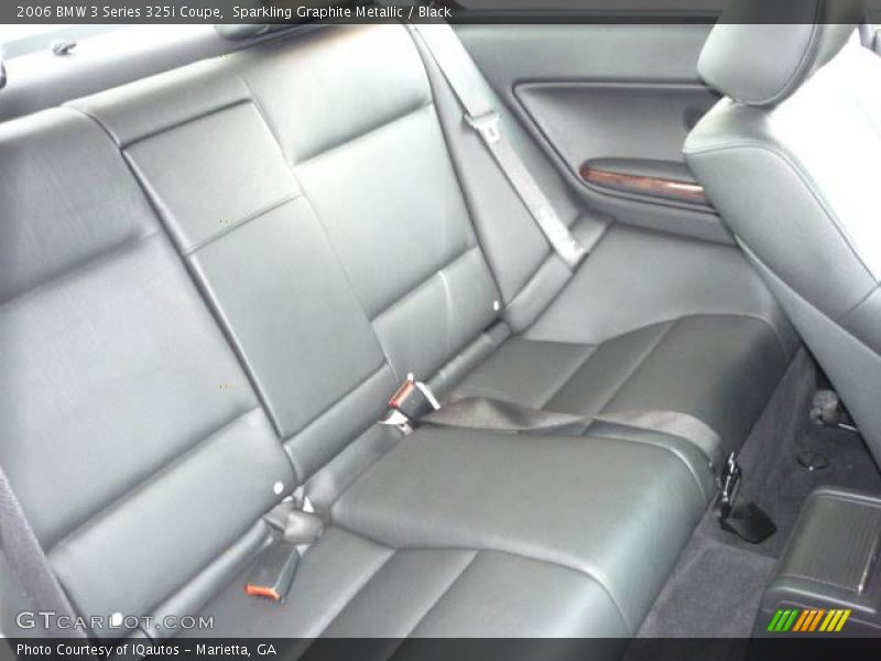 Sparkling Graphite Metallic / Black 2006 BMW 3 Series 325i Coupe