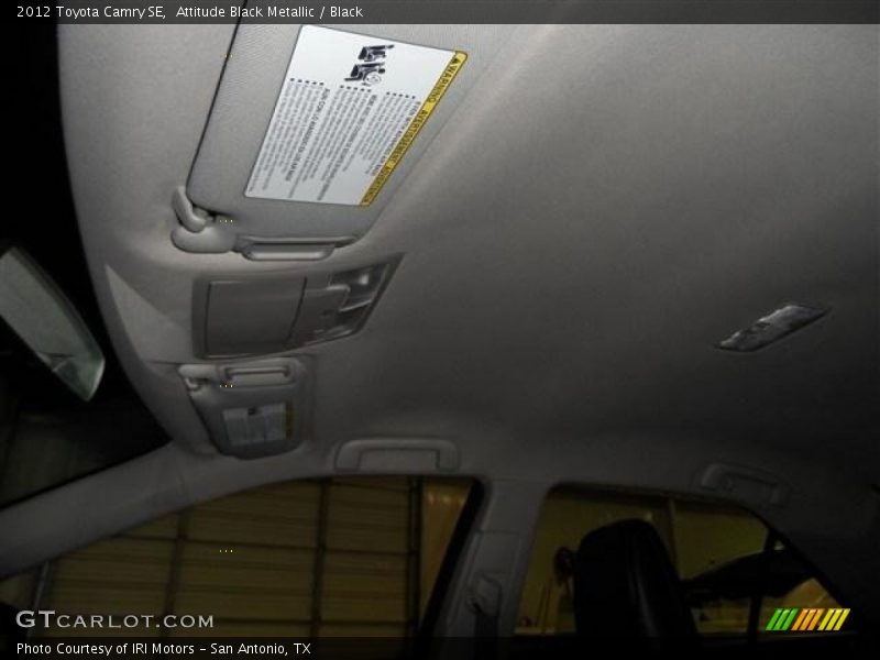 Attitude Black Metallic / Black 2012 Toyota Camry SE