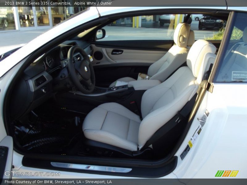 Alpine White / Oyster 2013 BMW 3 Series 335i Convertible