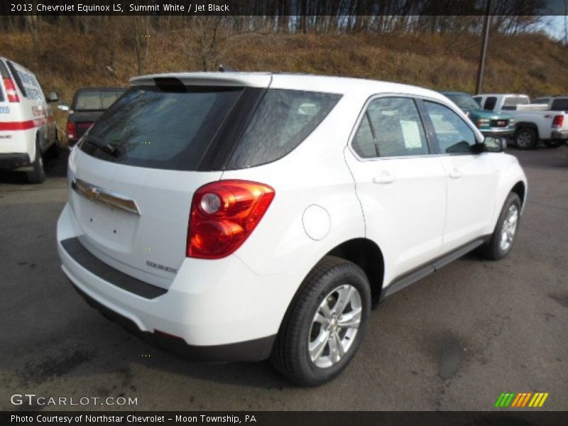Summit White / Jet Black 2013 Chevrolet Equinox LS