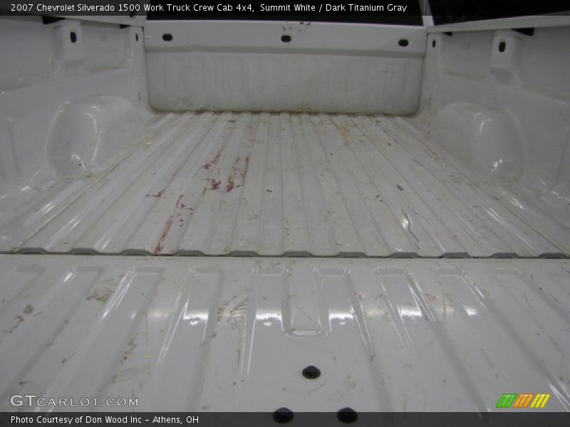 Summit White / Dark Titanium Gray 2007 Chevrolet Silverado 1500 Work Truck Crew Cab 4x4