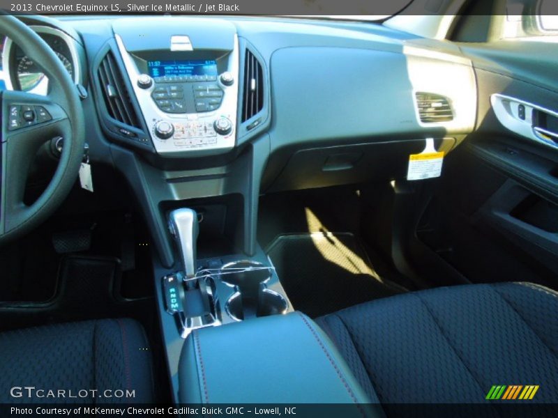 Silver Ice Metallic / Jet Black 2013 Chevrolet Equinox LS